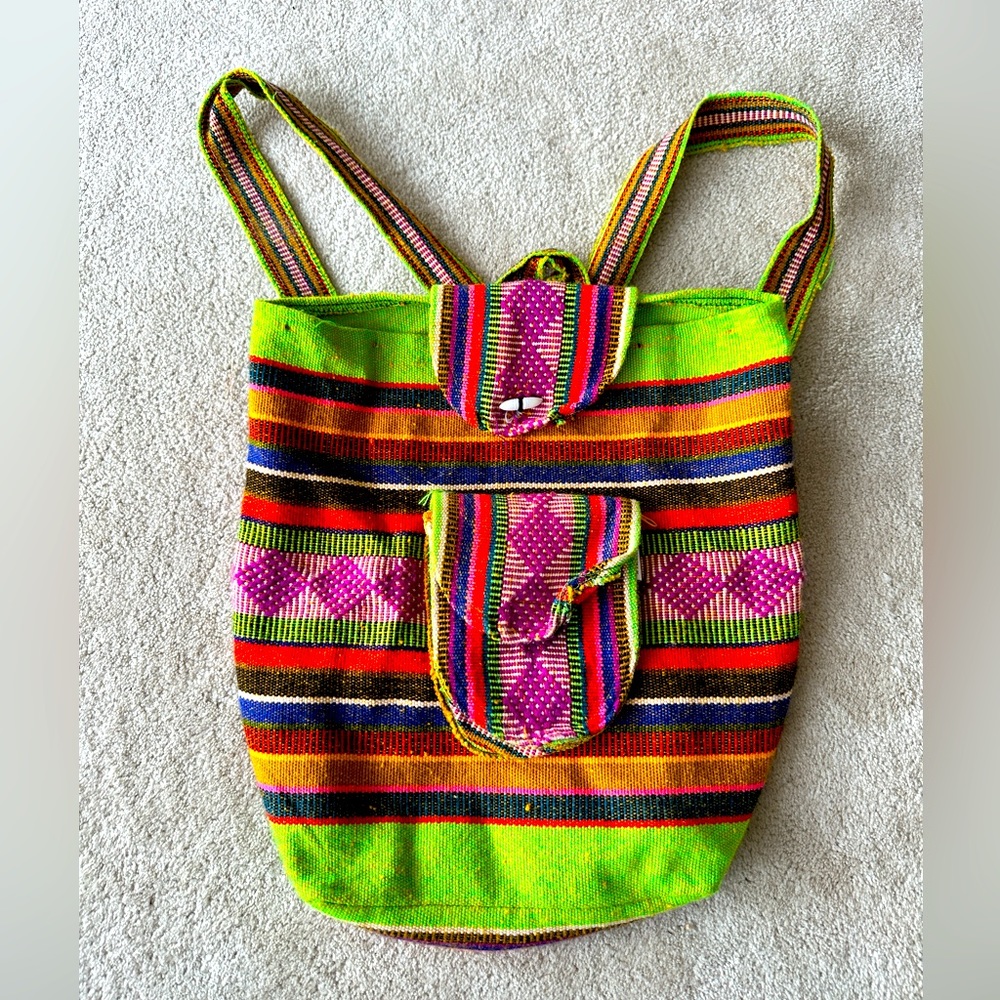 New colorful Mexican bag/back pack